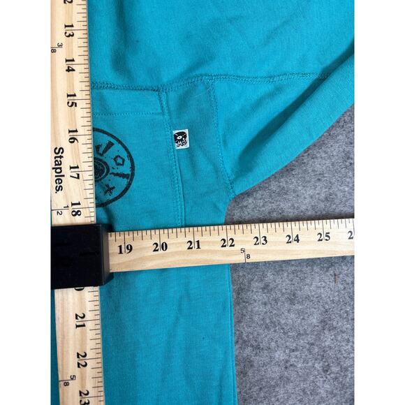 Vintage Y2K Michael Jackson MJ 1/4 Zip Polo Shirt Mens Large Blue Long Sleeve - Picture 5 of 7